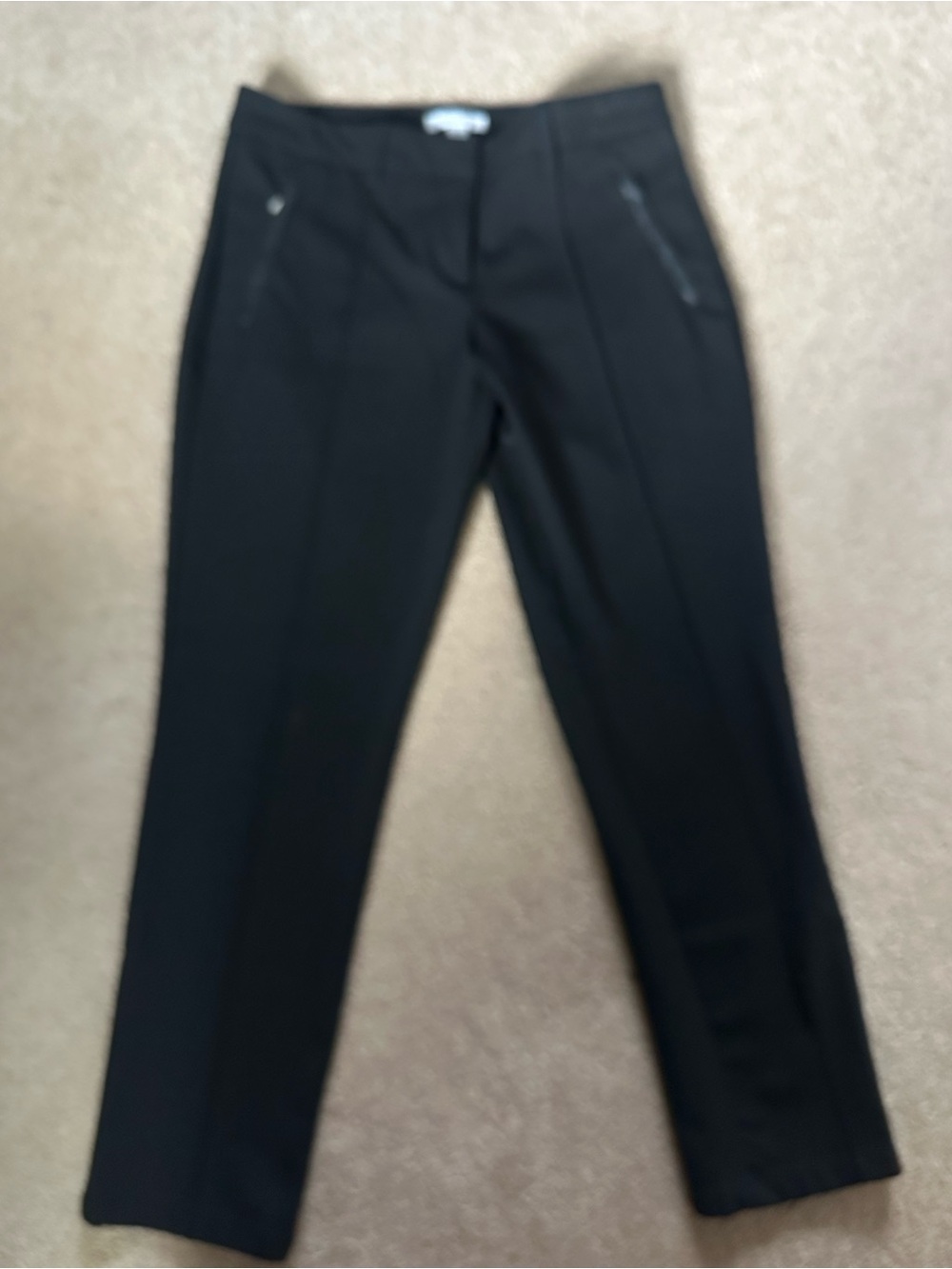 New York & Company Black Straight-Leg Women's Pants